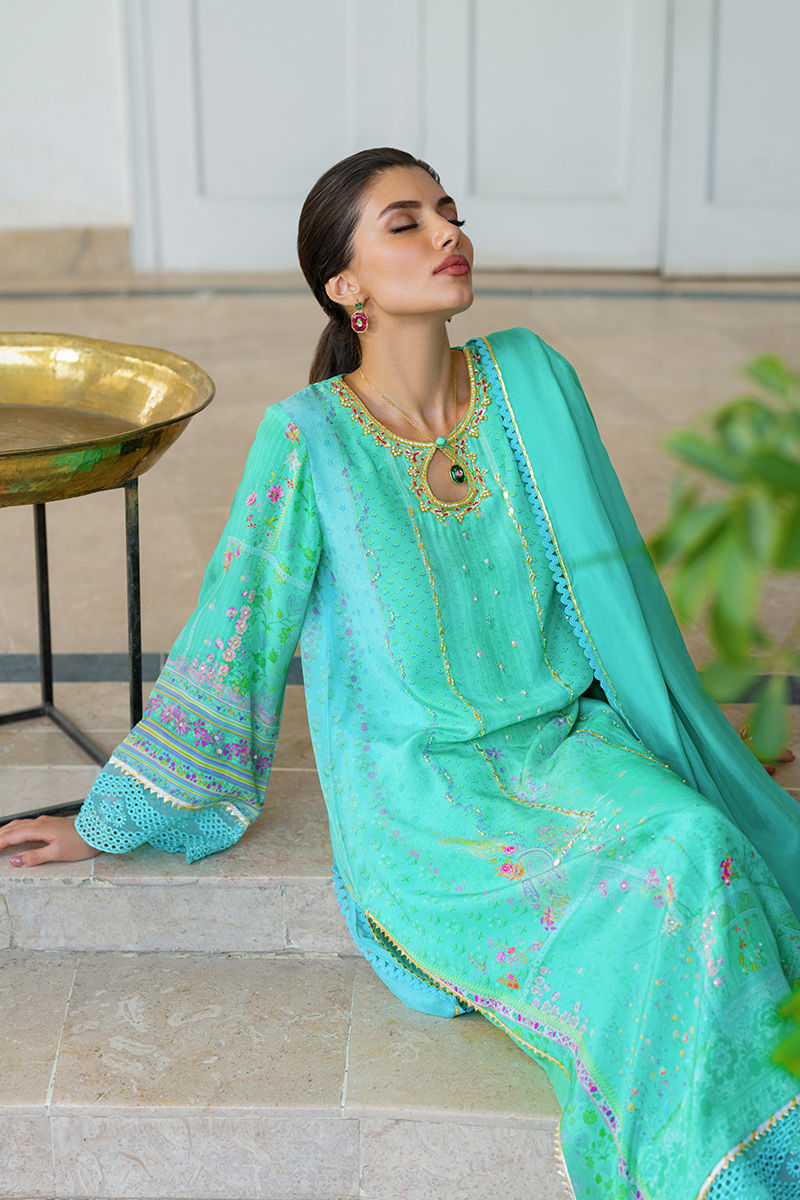 Ansab Jahangir – Women’s Clothing Designer. Aqua Serenade