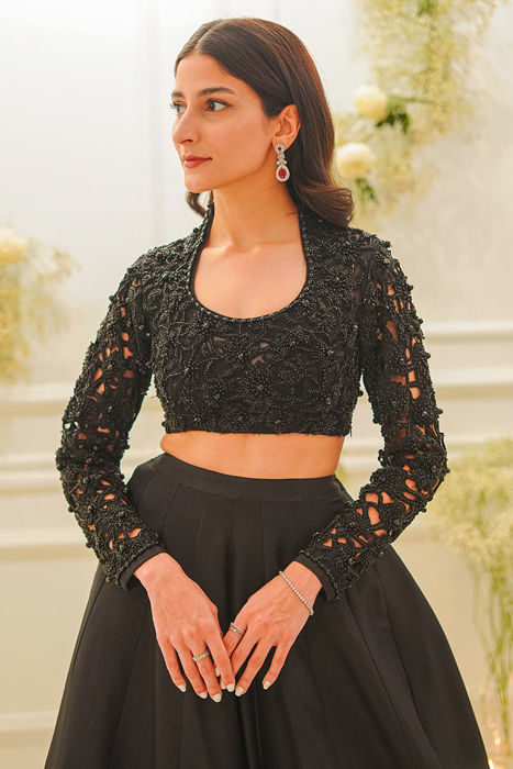 Black Delicate Lace Bralette - Zahara Boutique